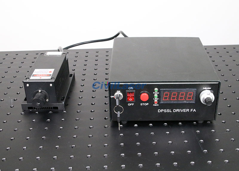 1064nm 2000mw IR DPSS Laser Invisible laser source with power supply